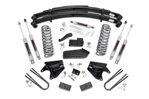 Ford Bronco Suspension Lift Kit - Front + Rear - Rough Country - RR Springs, 6 Inch - '80-'96 Ford Bronco Suspension Lift Kit - Front + Rear - Rough Country - RR Springs, 6 Inch - '80-'96